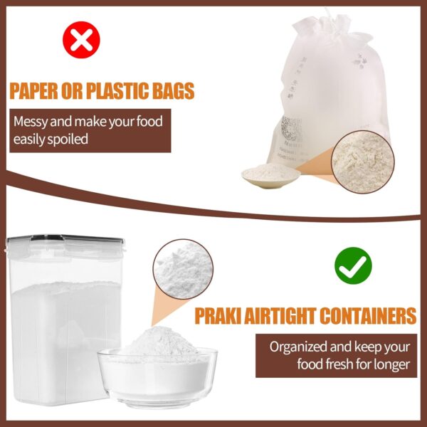 PRAKI Airtight Food Storage Containers Set with Lids - 24 PCS - Image 7