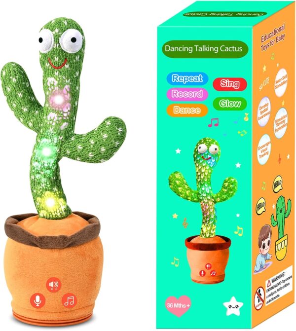 Dancing Talking Cactus Toy for Baby Toddler - Image 7
