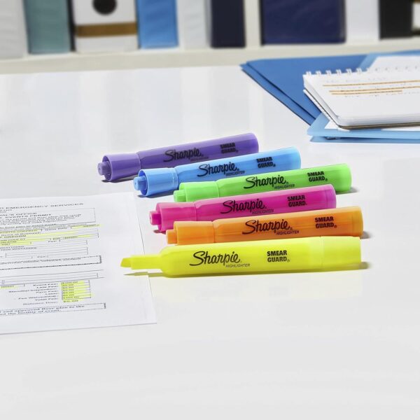 Sharpie Tank Highlighters, Fluorescent And Pastel Highlighters, Teacher And Office Supplies, School Supplies - Image 8