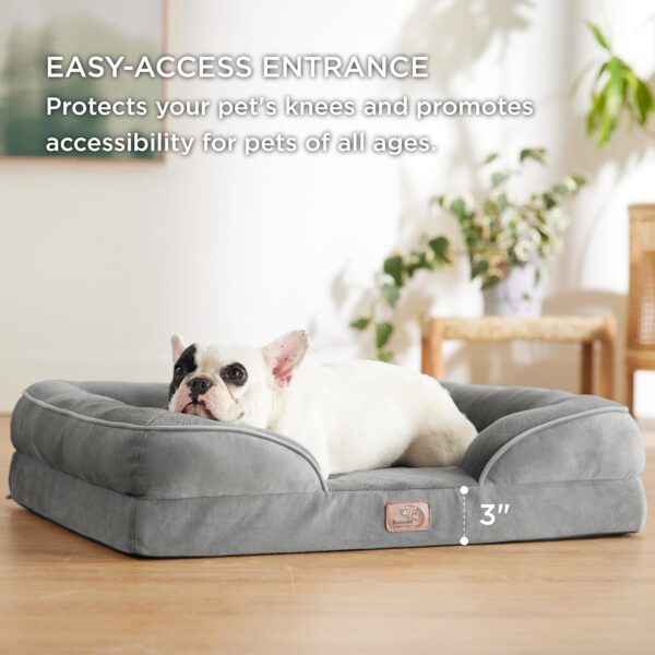 Bedsure Orthopedic Dog Bed for Medium Dogs - Waterproof Dog Sofa Beds Medium - Image 5
