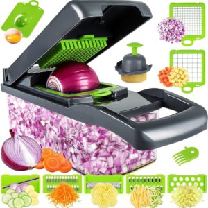 MAIPOR Vegetable/Pro Onion Chopper, Multifunctional 13 in 1 Food Chopper