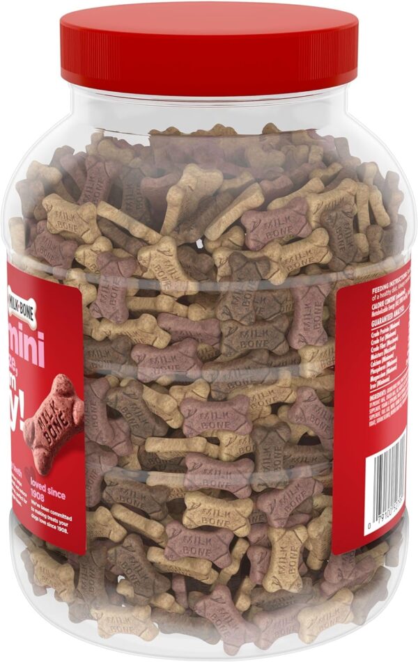 Milk-Bone Flavor Snacks Mini Dog Biscuits, Flavored Crunchy Dog Treats - Image 3