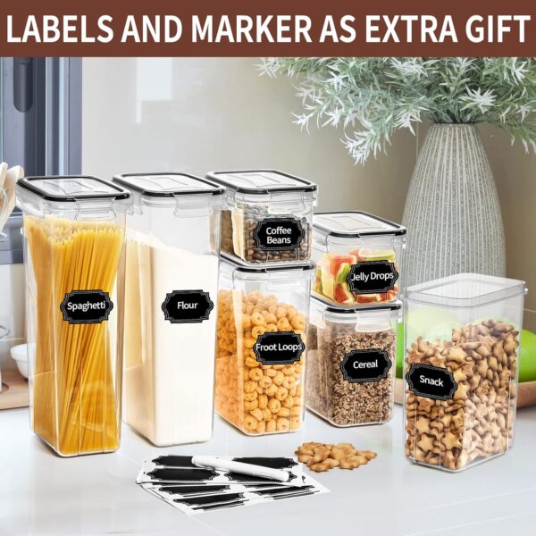 PRAKI Airtight Food Storage Containers Set with Lids - 24 PCS - Image 6