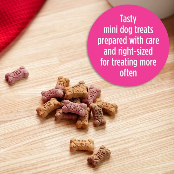 Milk-Bone Flavor Snacks Mini Dog Biscuits, Flavored Crunchy Dog Treats - Image 4